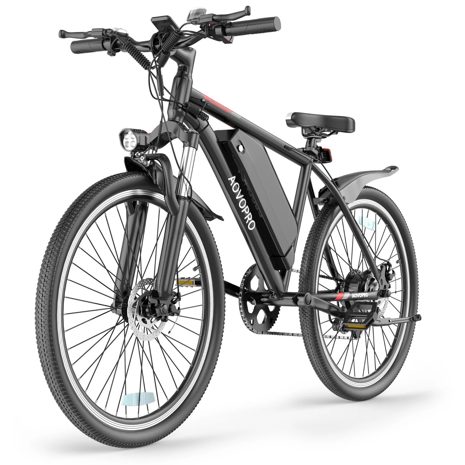 REFURBISHED "A GRADE" AOVOPRO Electric Bike BK520 for Adults with 250W Brushless Motor, 40Miles 15MPH